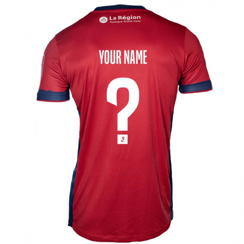 Danxen Kvinnor Ditt Namn #0 Ljus Vinröd Hemmatröja Matchtröjor 2024/25 Tröjor T-Tröja