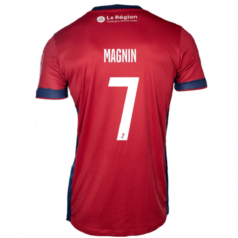 Danxen Kvinnor Yohann Magnin #7 Ljus Vinröd Hemmatröja Matchtröjor 2024/25 Tröjor T-Tröja