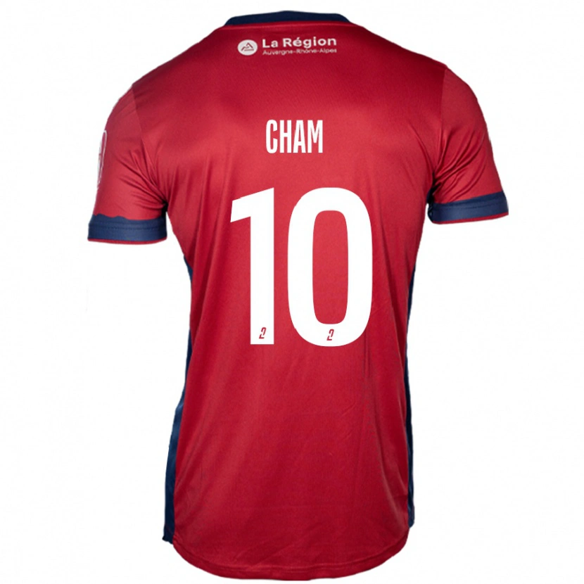 Danxen Kvinnor Muhammed Cham #10 Ljus Vinröd Hemmatröja Matchtröjor 2024/25 Tröjor T-Tröja