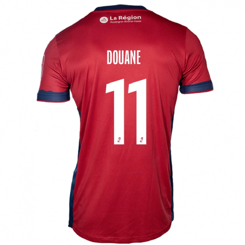 Danxen Kvinnor Maïdine Douane #11 Ljus Vinröd Hemmatröja Matchtröjor 2024/25 Tröjor T-Tröja