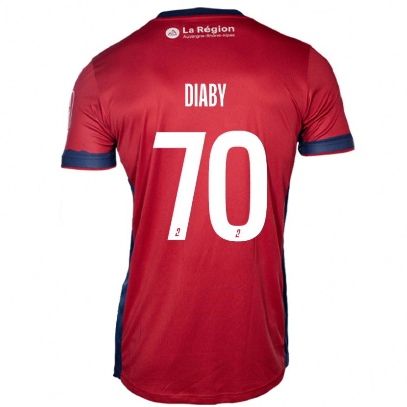 Danxen Kvinnor Yadaly Diaby #70 Ljus Vinröd Hemmatröja Matchtröjor 2024/25 Tröjor T-Tröja