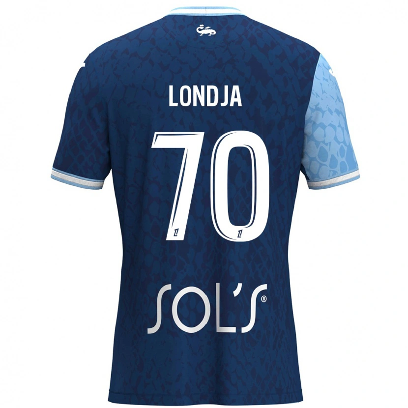 Danxen Kvinnor Ruben Londja #70 Himmelsblå Mörkblå Hemmatröja Matchtröjor 2024/25 Tröjor T-Tröja