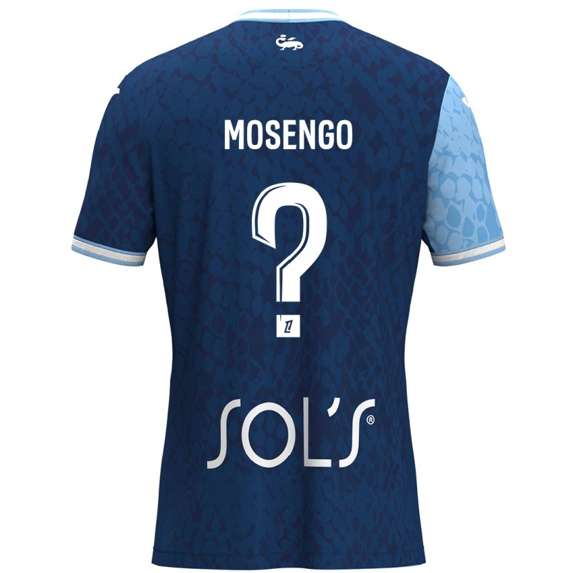 Danxen Kvinnor Daren Mosengo #0 Himmelsblå Mörkblå Hemmatröja Matchtröjor 2024/25 Tröjor T-Tröja
