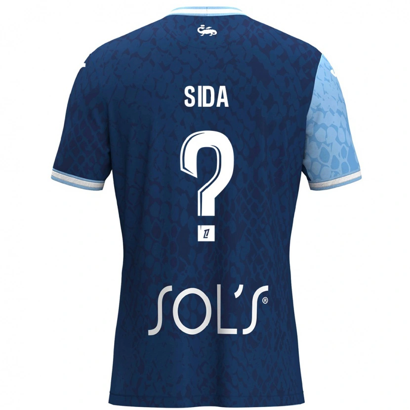 Danxen Kvinnor Benoît Sida #0 Himmelsblå Mörkblå Hemmatröja Matchtröjor 2024/25 Tröjor T-Tröja