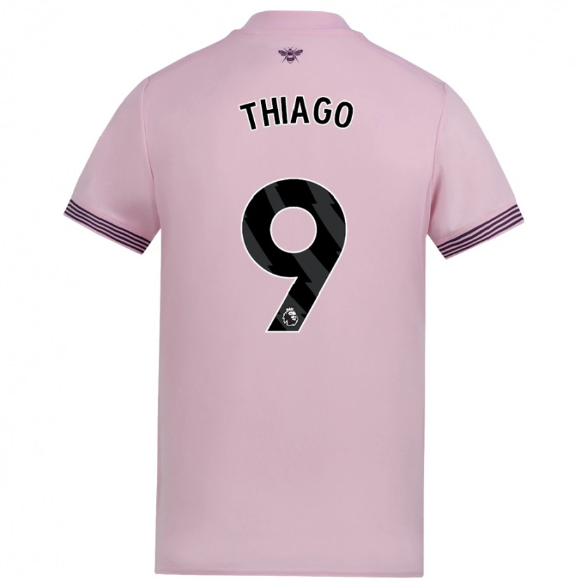 Danxen Kvinnor Igor Thiago #9 Rosa Bortatröja Matchtröjor 2024/25 Tröjor T-Tröja