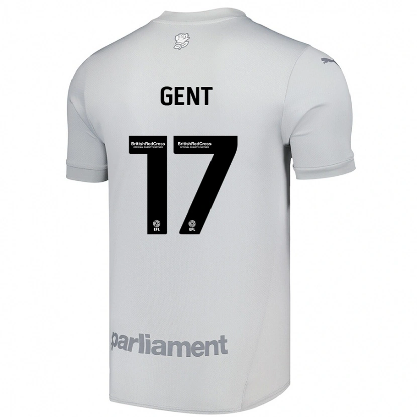 Danxen Kvinnor Georgie Gent #17 Silvergrå Bortatröja Matchtröjor 2024/25 Tröjor T-Tröja