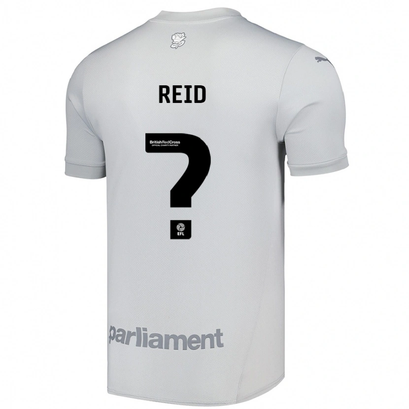 Danxen Kvinnor Kallum Reid #0 Silvergrå Bortatröja Matchtröjor 2024/25 Tröjor T-Tröja
