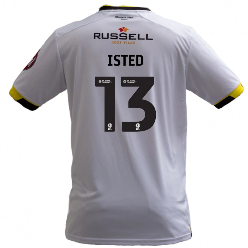 Danxen Kvinnor Harry Isted #13 Vit Bortatröja Matchtröjor 2024/25 Tröjor T-Tröja