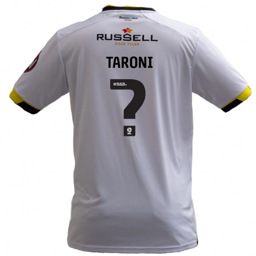 Danxen Kvinnor Josh Taroni #0 Vit Bortatröja Matchtröjor 2024/25 Tröjor T-Tröja
