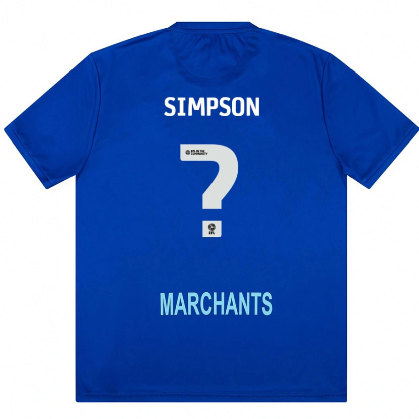 Danxen Kvinnor Jay Simpson #0 Grön Bortatröja Matchtröjor 2024/25 Tröjor T-Tröja