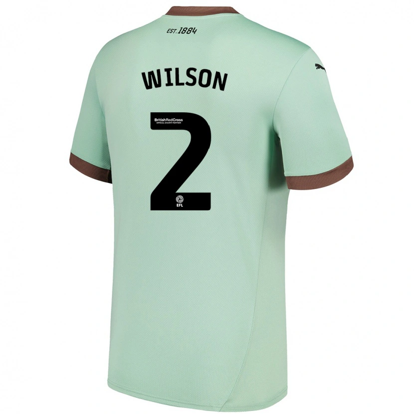 Danxen Kvinnor Kane Wilson #2 Blek Grön Bortatröja Matchtröjor 2024/25 Tröjor T-Tröja