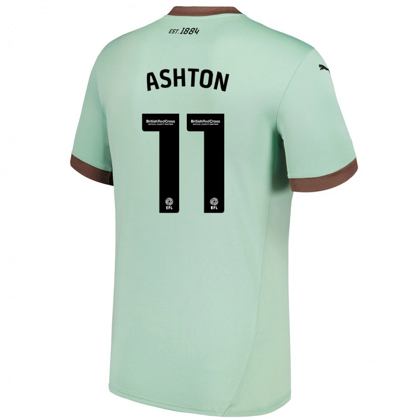 Danxen Kvinnor Eleanor Ashton #11 Blek Grön Bortatröja Matchtröjor 2024/25 Tröjor T-Tröja