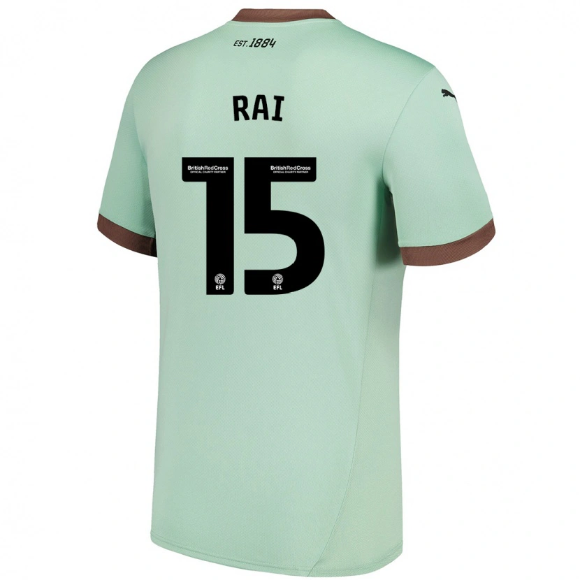 Danxen Kvinnor Kira Rai #15 Blek Grön Bortatröja Matchtröjor 2024/25 Tröjor T-Tröja