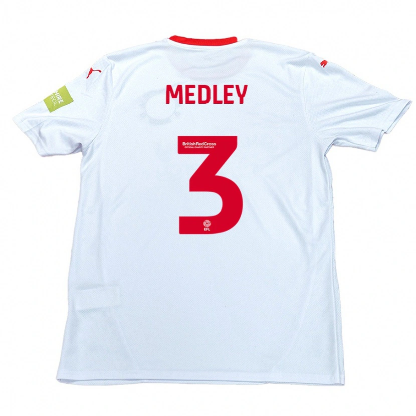 Danxen Kvinnor Zech Medley #3 Vit Bortatröja Matchtröjor 2024/25 Tröjor T-Tröja
