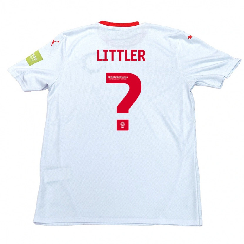 Danxen Kvinnor Zack Littler #0 Vit Bortatröja Matchtröjor 2024/25 Tröjor T-Tröja