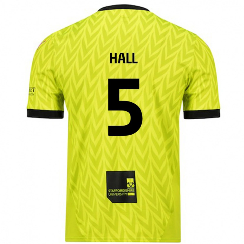Danxen Kvinnor Connor Hall #5 Fluorescerande Grön Bortatröja Matchtröjor 2024/25 Tröjor T-Tröja