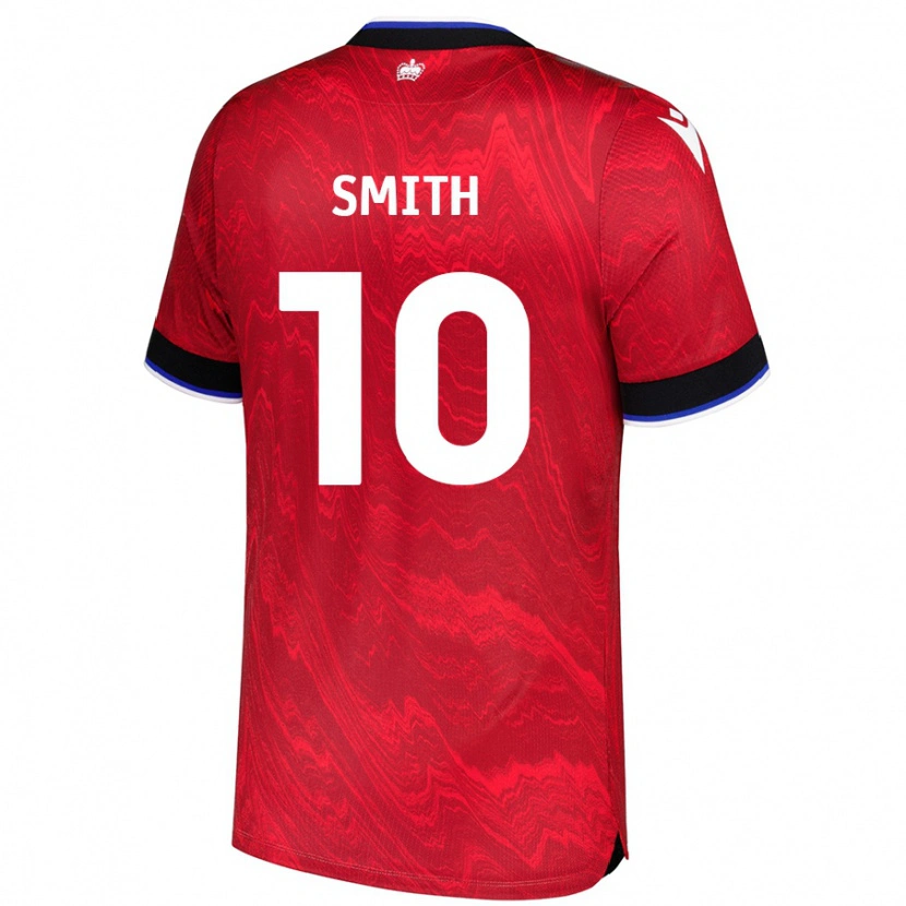 Danxen Kvinnor Sam Smith #10 Röd Svart Bortatröja Matchtröjor 2024/25 Tröjor T-Tröja