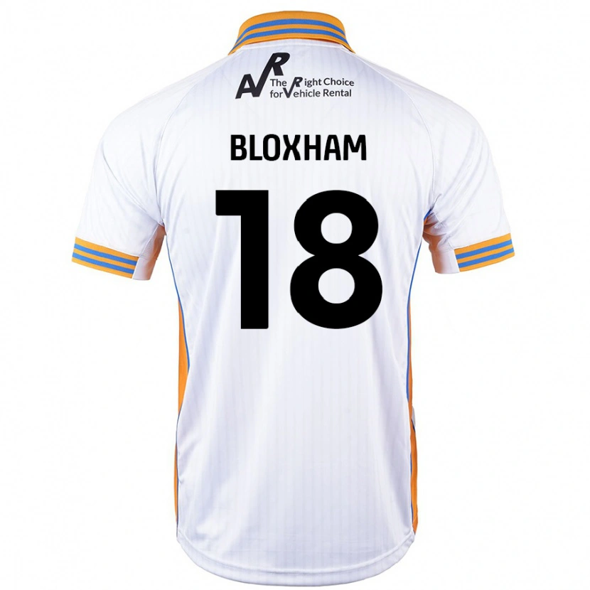 Danxen Kvinnor Tom Bloxham #18 Vit Bortatröja Matchtröjor 2024/25 Tröjor T-Tröja