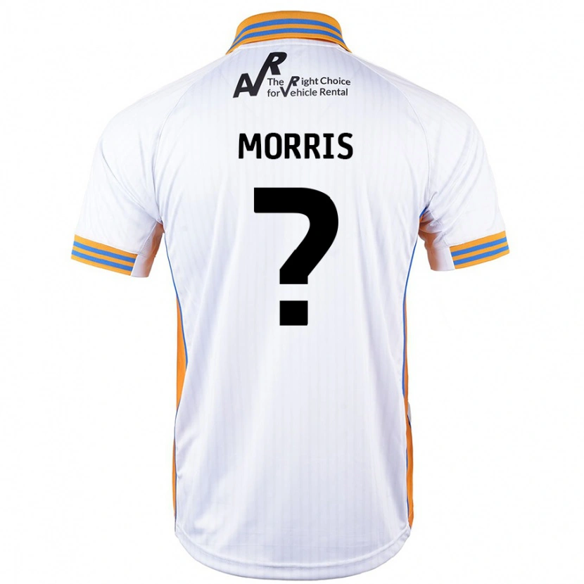 Danxen Kvinnor Cammron Morris #0 Vit Bortatröja Matchtröjor 2024/25 Tröjor T-Tröja