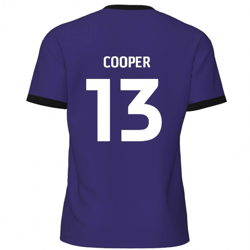 Danxen Kvinnor Murphy Cooper #13 Purpur Bortatröja Matchtröjor 2024/25 Tröjor T-Tröja