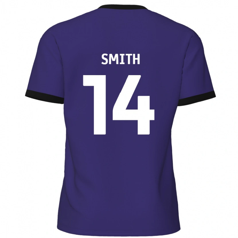 Danxen Kvinnor Kane Smith #14 Purpur Bortatröja Matchtröjor 2024/25 Tröjor T-Tröja