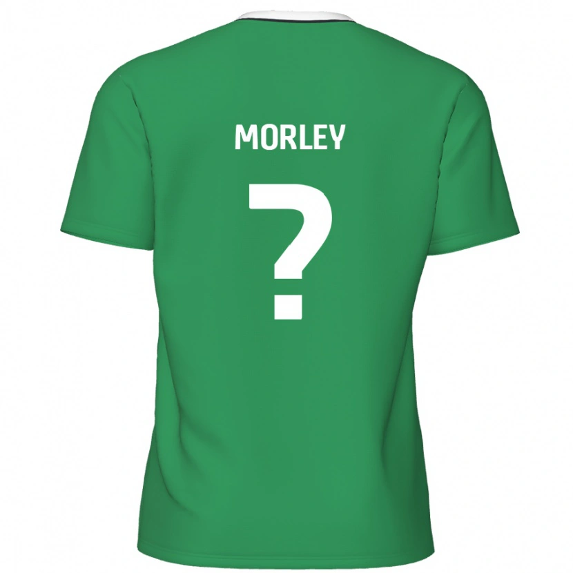 Danxen Kvinnor Aaron Morley #0 Gröna Vita Ränder Bortatröja Matchtröjor 2024/25 Tröjor T-Tröja