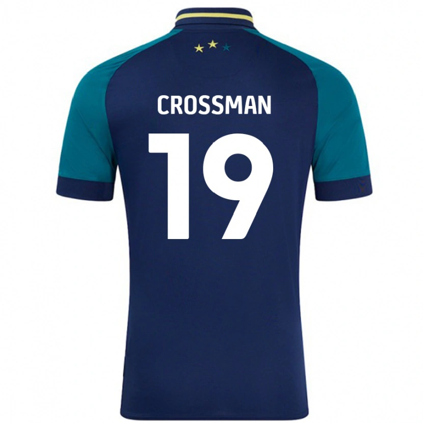 Danxen Kvinnor Paige Crossman #19 Marinblå Mörkgrön Bortatröja Matchtröjor 2024/25 Tröjor T-Tröja