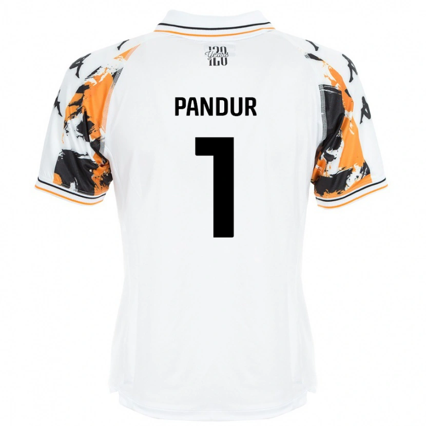 Danxen Kvinnor Ivor Pandur #1 Vit Bortatröja Matchtröjor 2024/25 Tröjor T-Tröja