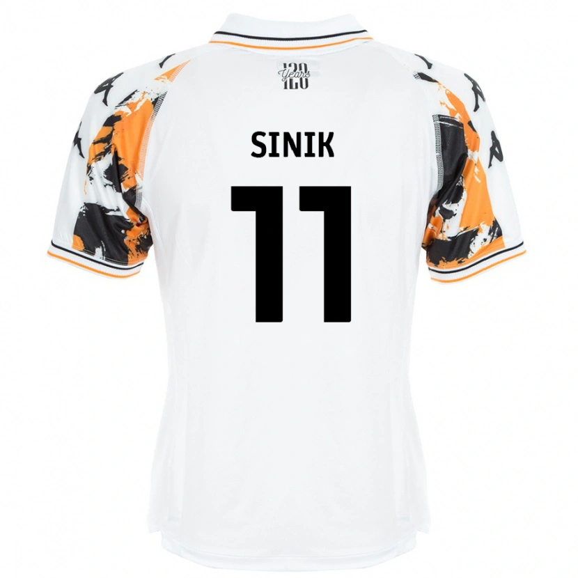 Danxen Kvinnor Doğukan Sinik #11 Vit Bortatröja Matchtröjor 2024/25 Tröjor T-Tröja