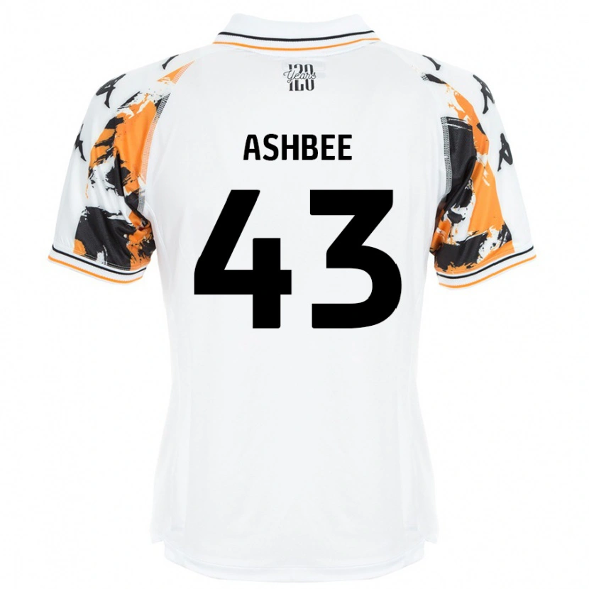 Danxen Kvinnor Stanley Ashbee #43 Vit Bortatröja Matchtröjor 2024/25 Tröjor T-Tröja