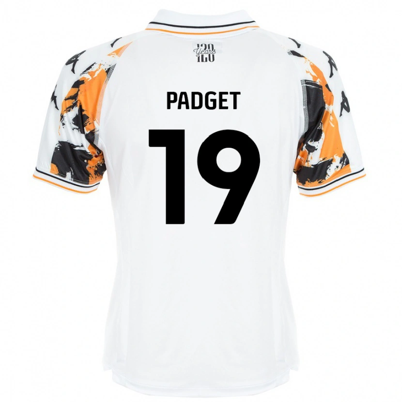 Danxen Kvinnor Bethany Padget #19 Vit Bortatröja Matchtröjor 2024/25 Tröjor T-Tröja