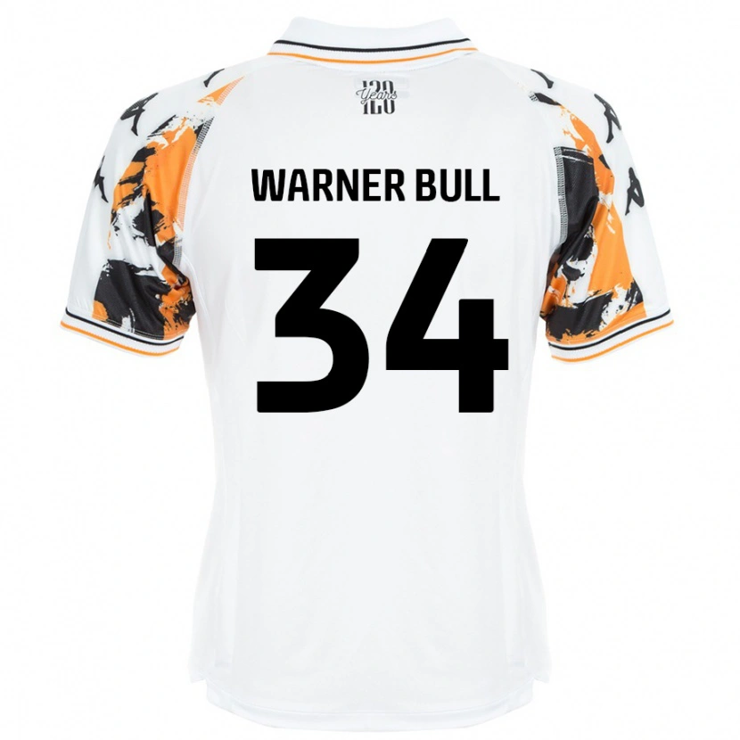 Danxen Kvinnor Lucy Warner-Bull #34 Vit Bortatröja Matchtröjor 2024/25 Tröjor T-Tröja