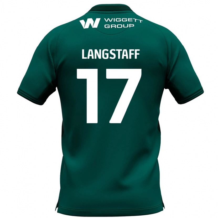 Danxen Kvinnor Macaulay Langstaff #17 Grön Bortatröja Matchtröjor 2024/25 Tröjor T-Tröja