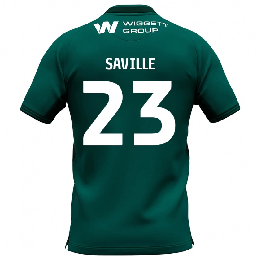 Danxen Kvinnor George Saville #23 Grön Bortatröja Matchtröjor 2024/25 Tröjor T-Tröja