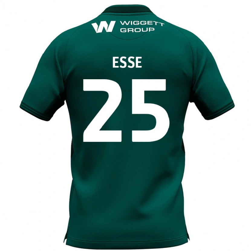 Danxen Kvinnor Romain Esse #25 Grön Bortatröja Matchtröjor 2024/25 Tröjor T-Tröja