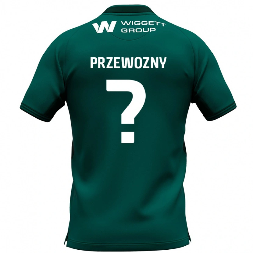 Danxen Kvinnor Jakub Przewozny #0 Grön Bortatröja Matchtröjor 2024/25 Tröjor T-Tröja