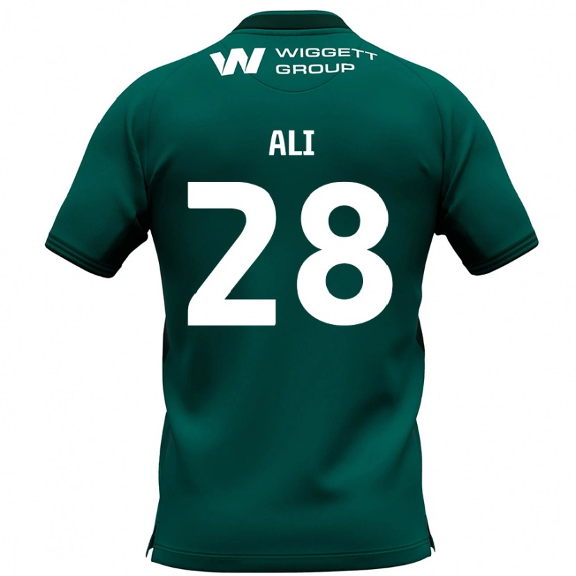 Danxen Kvinnor Francesca Ali #28 Grön Bortatröja Matchtröjor 2024/25 Tröjor T-Tröja