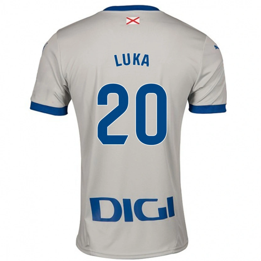Danxen Kvinnor Luka Romero #20 Ljusgrå Bortatröja Matchtröjor 2024/25 Tröjor T-Tröja