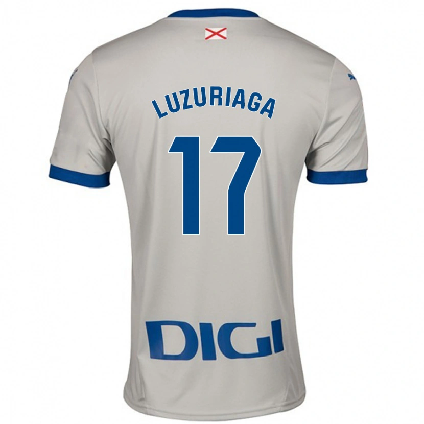 Danxen Kvinnor Judith Luzuriaga #17 Ljusgrå Bortatröja Matchtröjor 2024/25 Tröjor T-Tröja