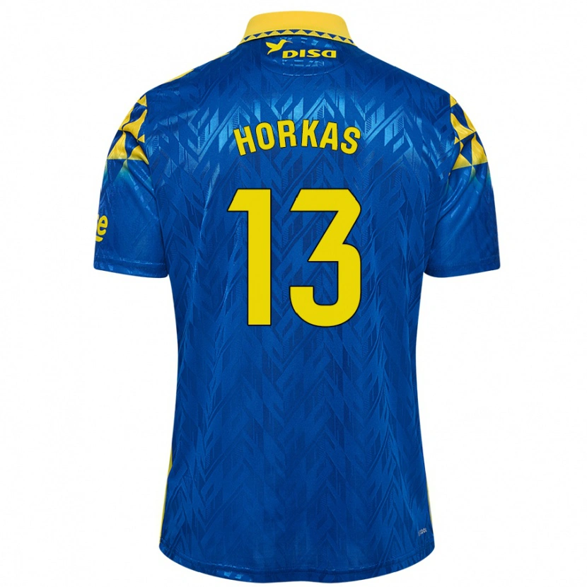 Danxen Kvinnor Dinko Horkas #13 Blå Gul Bortatröja Matchtröjor 2024/25 Tröjor T-Tröja