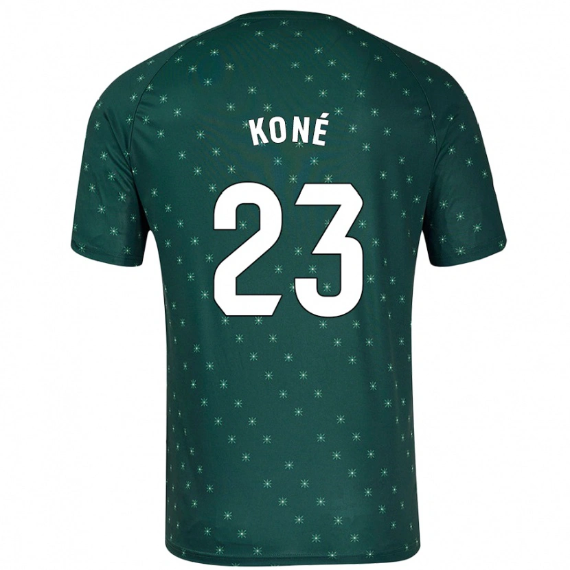 Danxen Kvinnor Ibrahima Koné #23 Mörkgrön Bortatröja Matchtröjor 2024/25 Tröjor T-Tröja