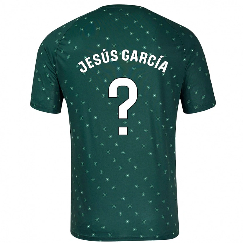 Danxen Kvinnor Jesús García #0 Mörkgrön Bortatröja Matchtröjor 2024/25 Tröjor T-Tröja