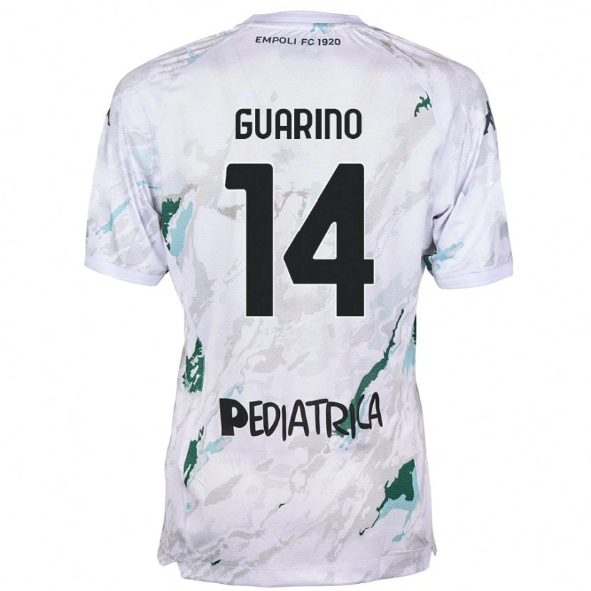 Danxen Kvinnor Gabriele Guarino #14 Grå Bortatröja Matchtröjor 2024/25 Tröjor T-Tröja
