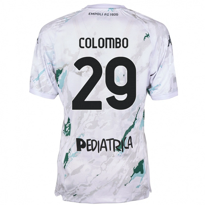 Danxen Kvinnor Lorenzo Colombo #29 Grå Bortatröja Matchtröjor 2024/25 Tröjor T-Tröja