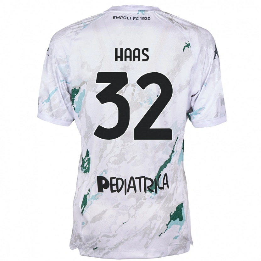 Danxen Kvinnor Nicolas Haas #32 Grå Bortatröja Matchtröjor 2024/25 Tröjor T-Tröja