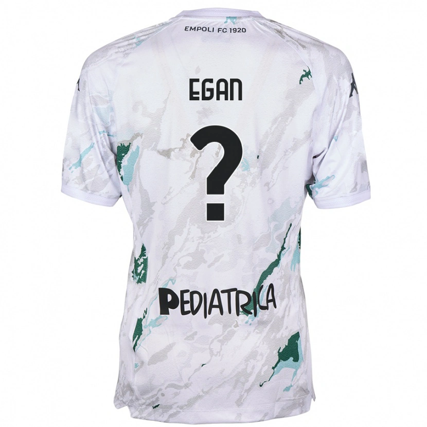 Danxen Kvinnor Matteo Egan #0 Grå Bortatröja Matchtröjor 2024/25 Tröjor T-Tröja