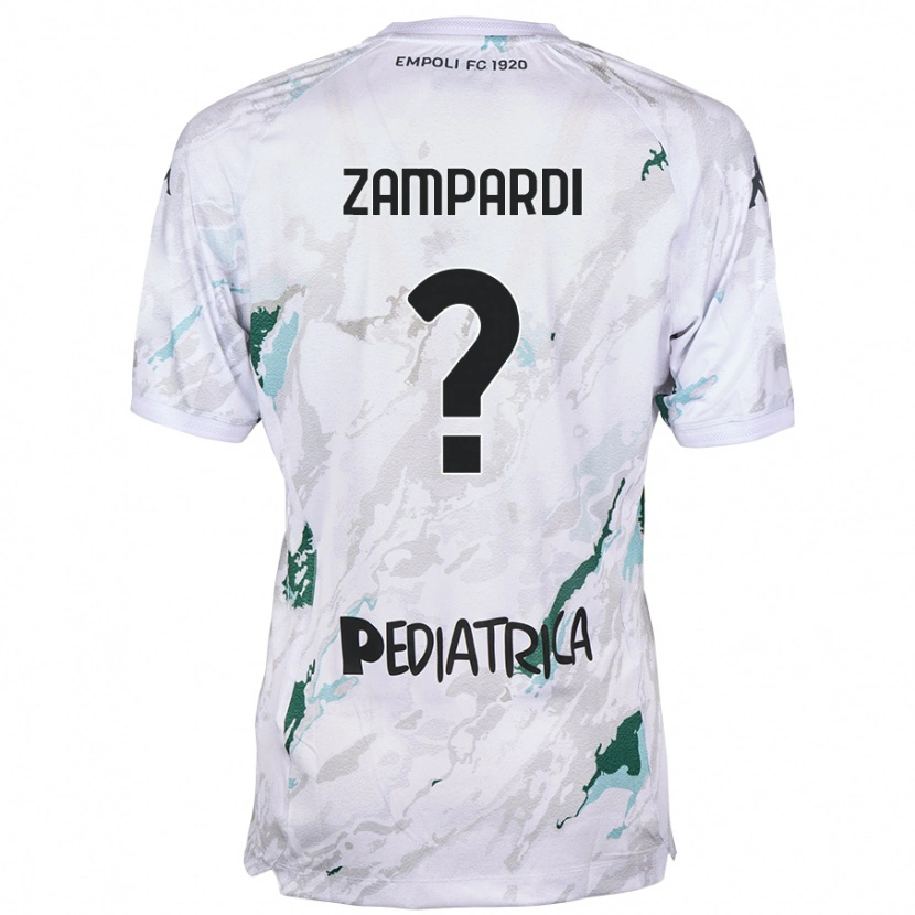 Danxen Kvinnor Gabriele Zampardi #0 Grå Bortatröja Matchtröjor 2024/25 Tröjor T-Tröja