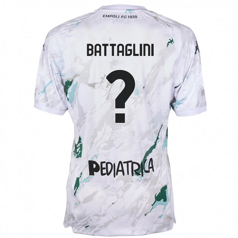 Danxen Kvinnor Pietro Battaglini #0 Grå Bortatröja Matchtröjor 2024/25 Tröjor T-Tröja
