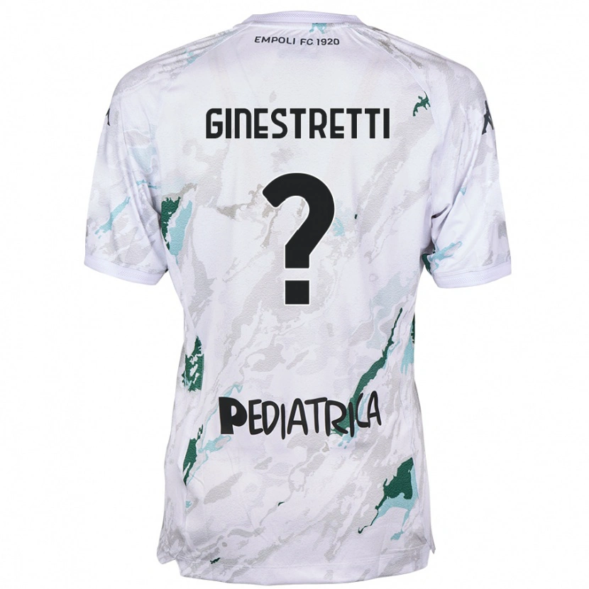 Danxen Kvinnor Davide Ginestretti #0 Grå Bortatröja Matchtröjor 2024/25 Tröjor T-Tröja