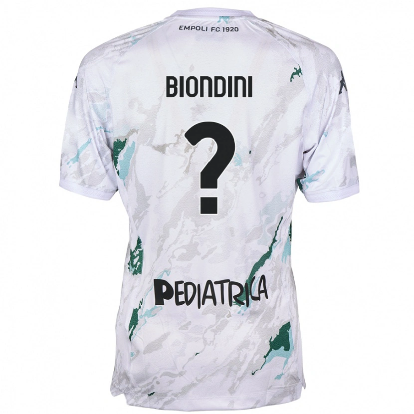Danxen Kvinnor Edoardo Biondini #0 Grå Bortatröja Matchtröjor 2024/25 Tröjor T-Tröja